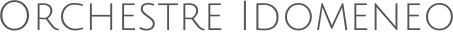 Orchestre Idomeneo